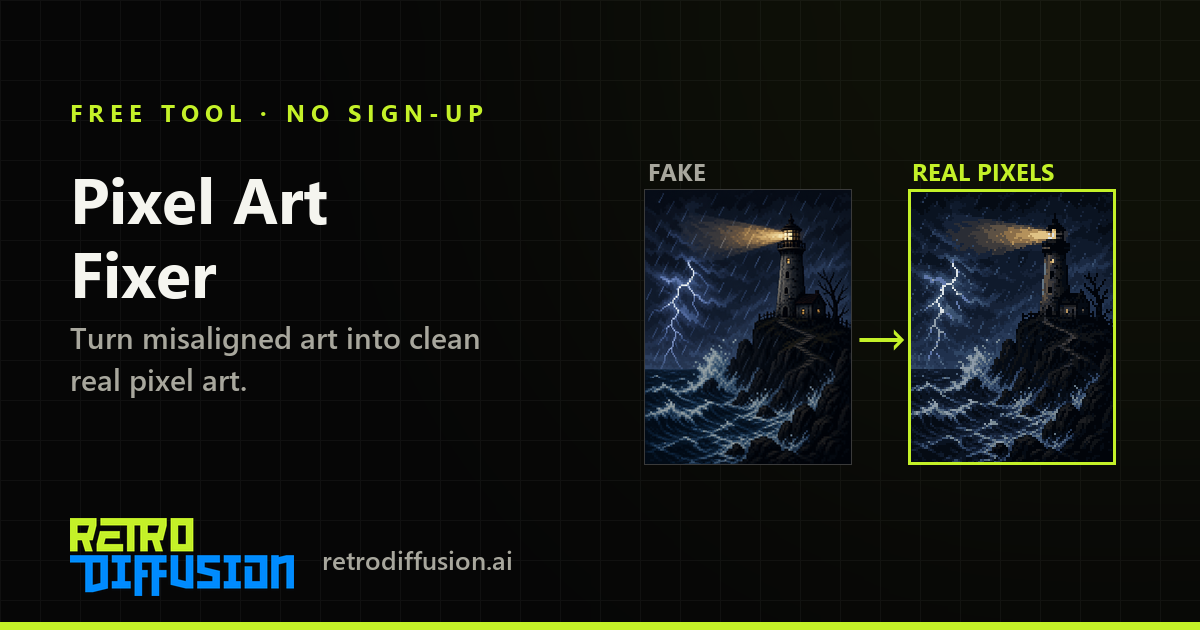 pixel-art-fixer website preview